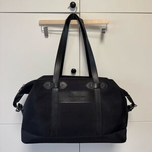 Ralph Lauren Signature Logo Bag Carry-On Duffel Weekender in Black